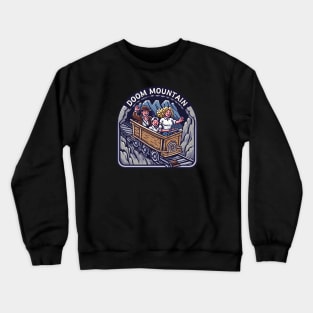 Doom Mountain Roller Coaster - Funny Crewneck Sweatshirt